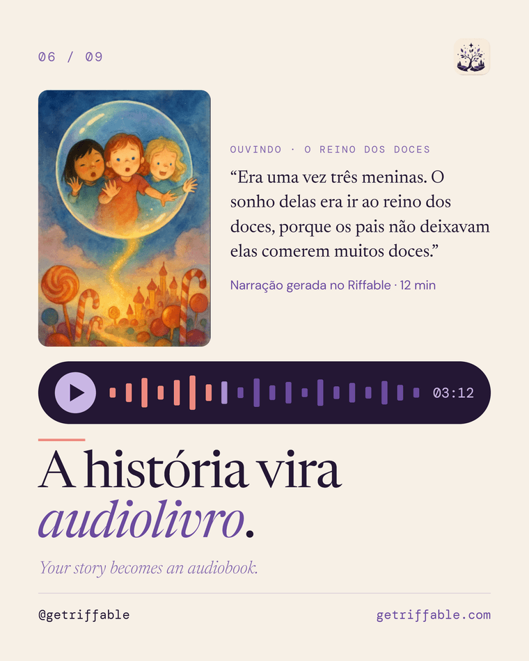 Ilustração: a história vira audiolivro